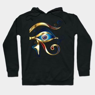 Gold Eye of Horus Hoodie